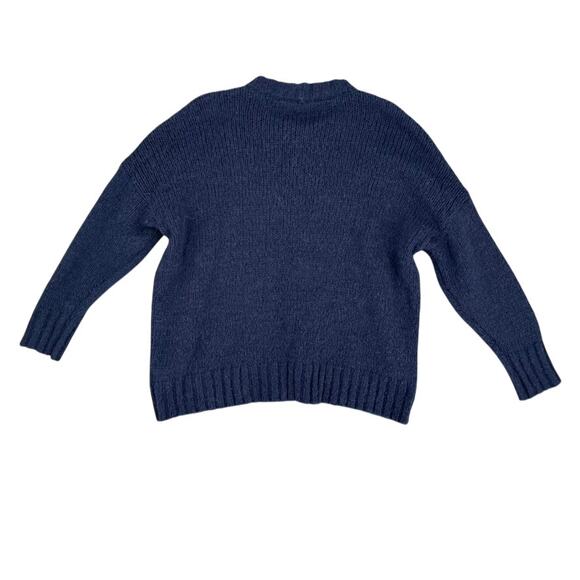 Aerie Sweater Medium Blue Acrylic Wool Alpaca Knit Oversized XS - Picture 2 of 4